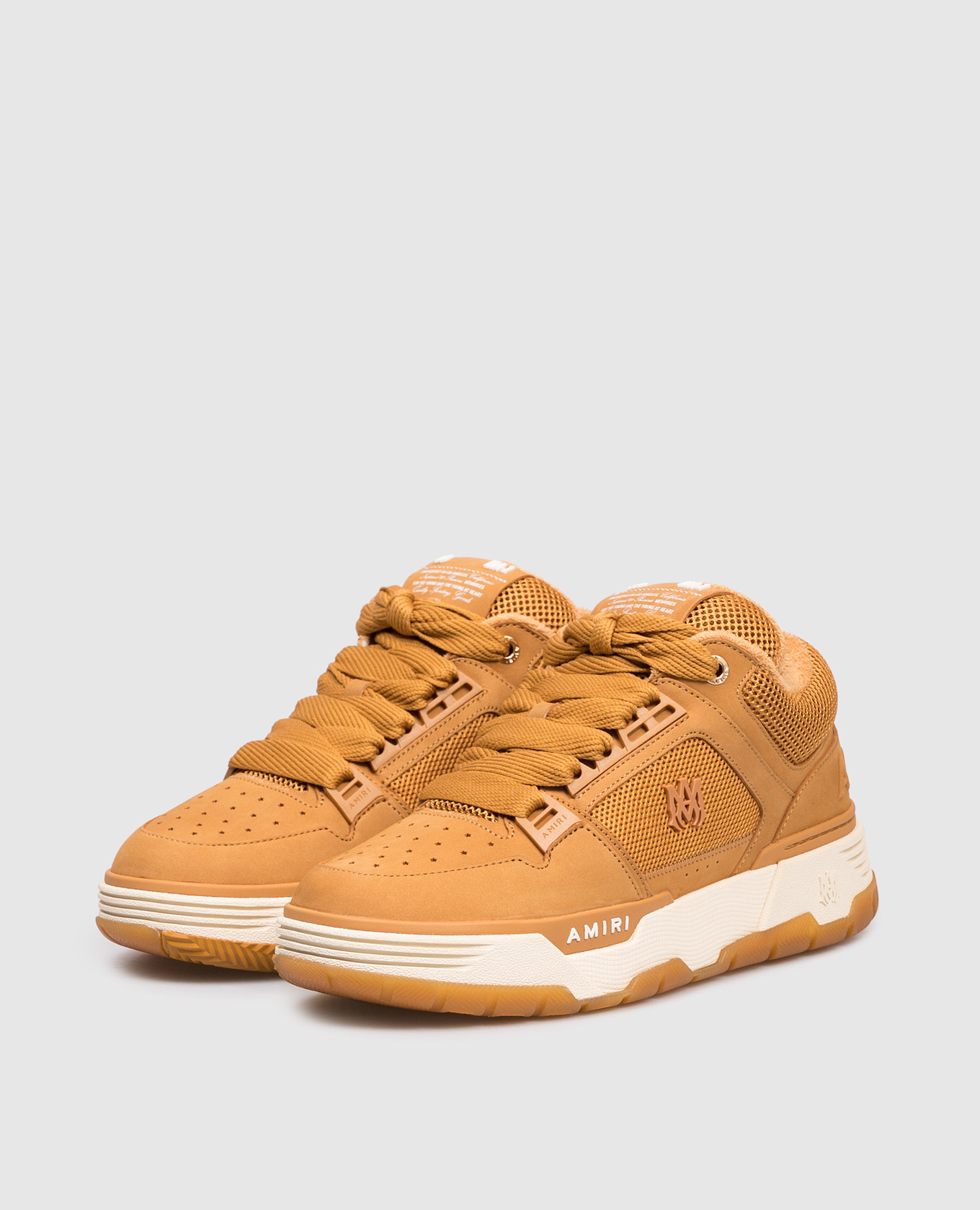 

Brown combination sneakers MA-1 AMIRI