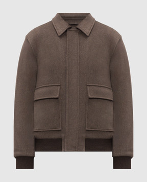 Peserico Brown wool and cashmere jacket R52251A6717