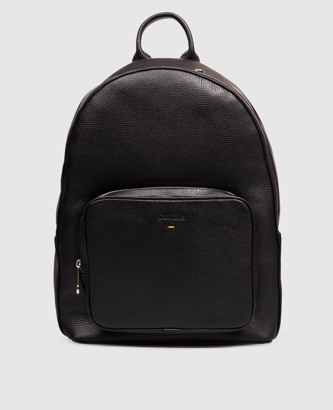 

Black leather backpack Doucal's
