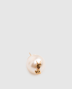 Saint Laurent Asymmetric earrings with beads CASSANDRE 691563Y1526