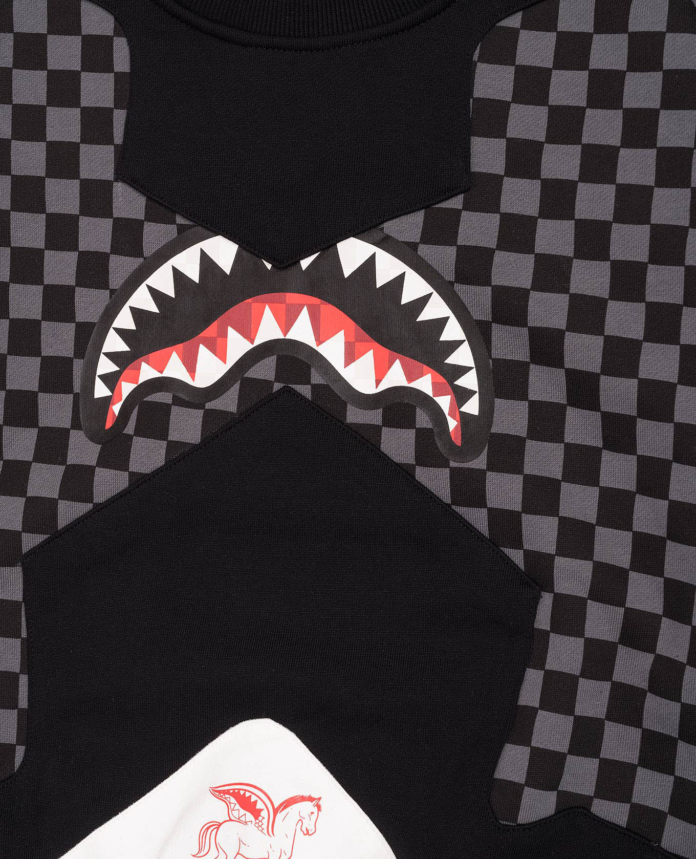 

Children's black checked sweatshirt Sprayground