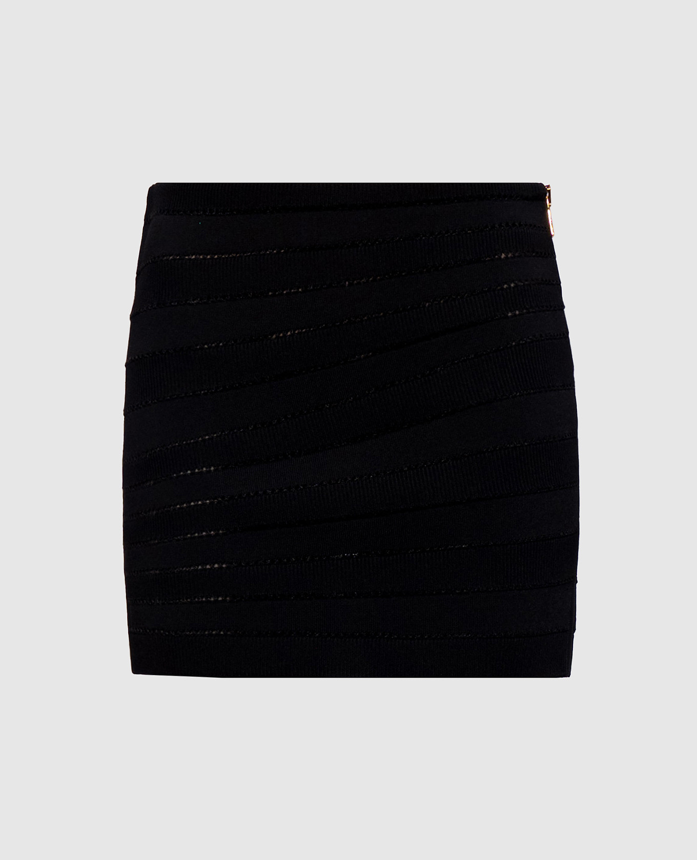 Black mini skirt