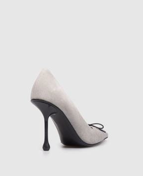 Jimmy Choo Scarlett grey suede shoes SCARLETT95ZZD
