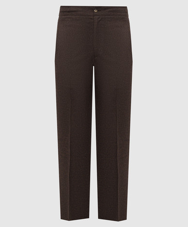 Brown wool pants
