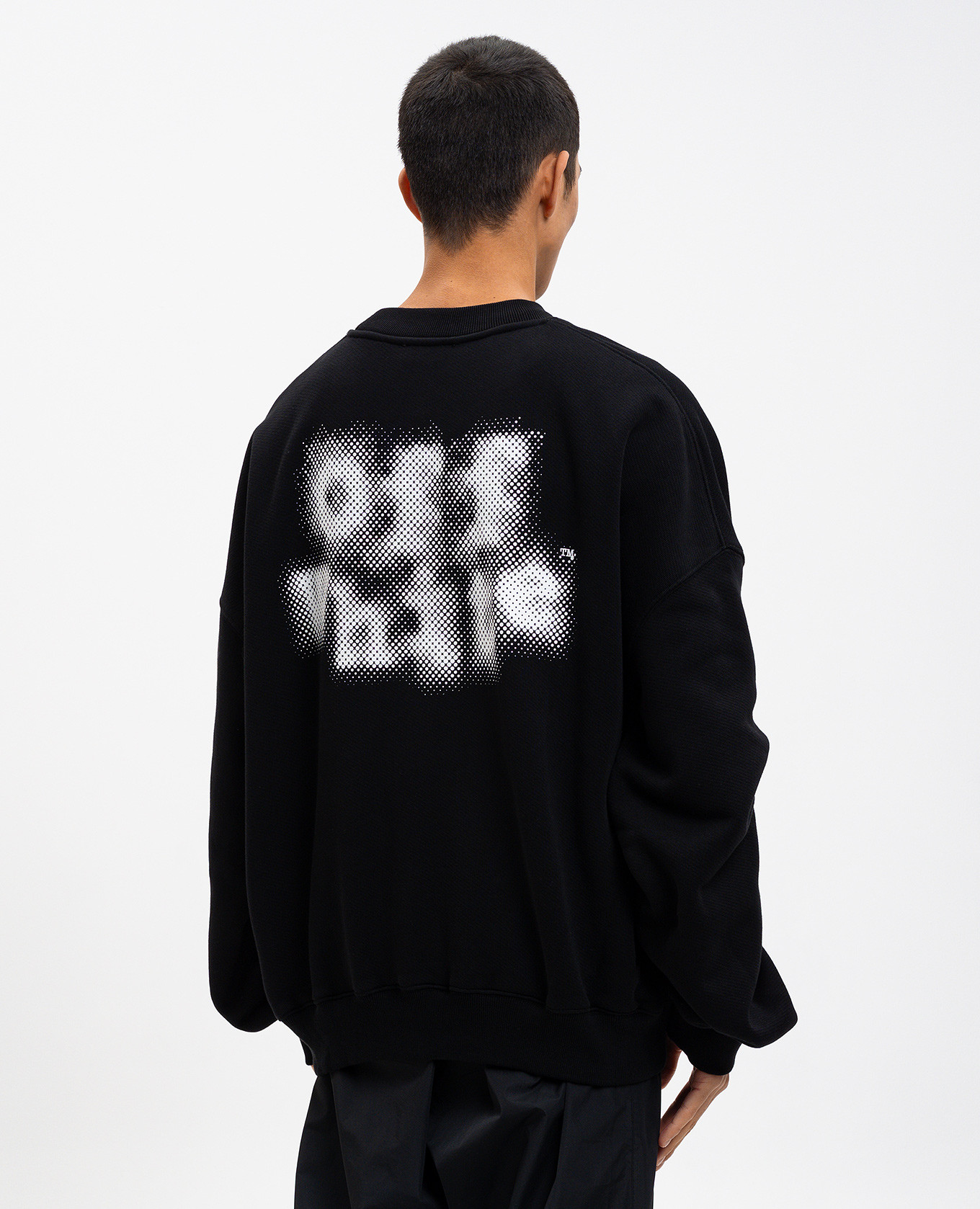 

Black sweatshirt with logo print Off-White