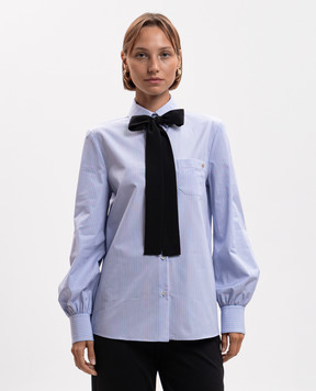 Valentino Blue striped shirt 9B3AB8J6ACC