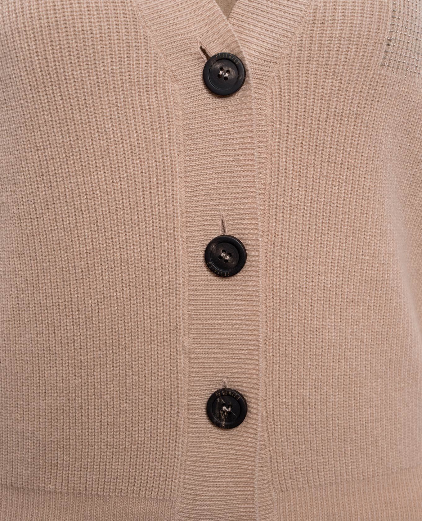 

Beige cardigan made of wool, silk and cashmere Peserico