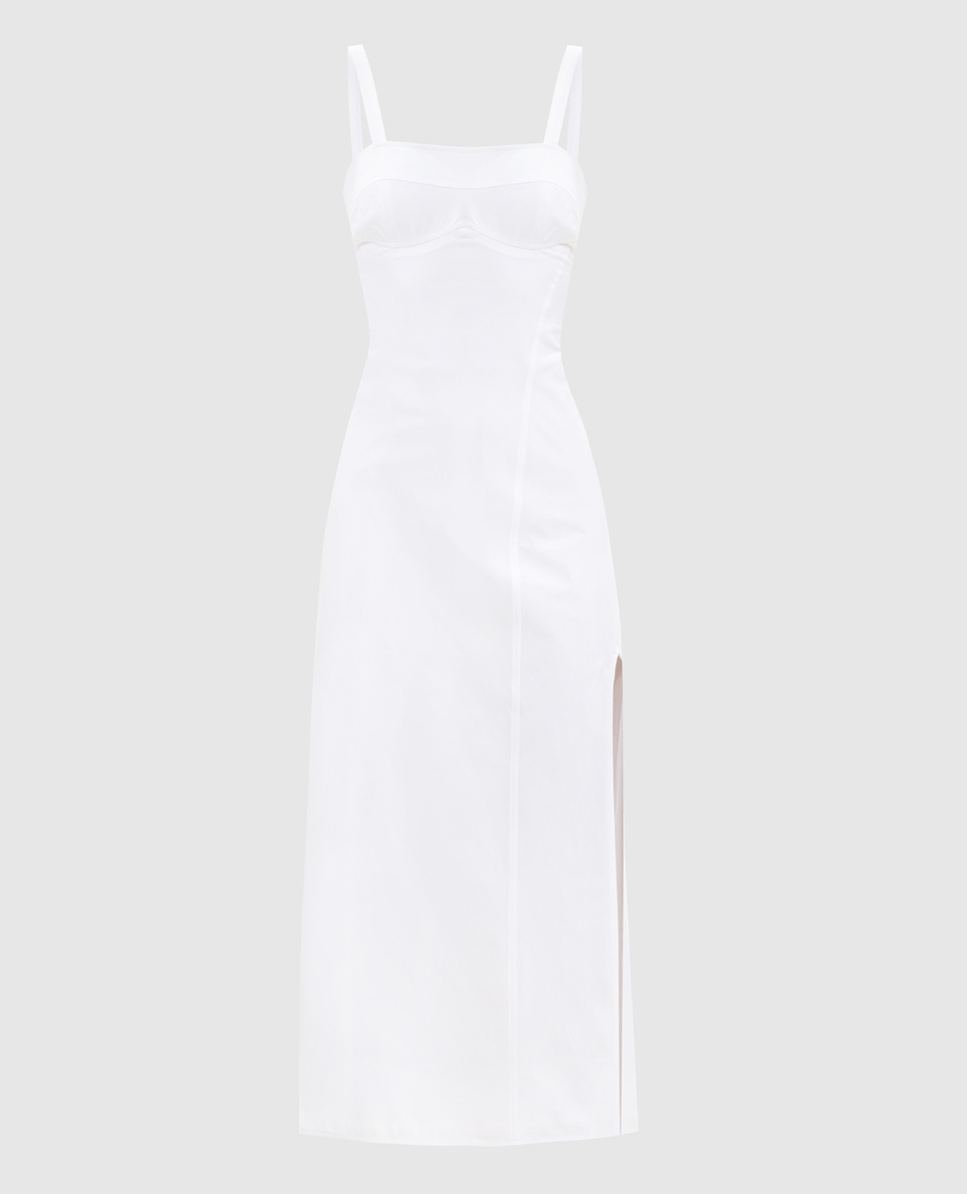 

White midi dress Victoria Beckham
