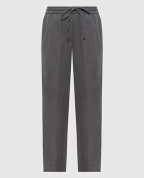 Ballantyne Gray wool pants BLT205UWUNI