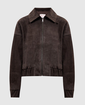 Babe Pay Pls Brown suede cropped jacket 2523SUEDE