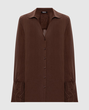 Venuja Brown shirt with a frame ST008A