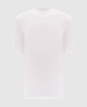Brunello Cucinelli Ivory cashmere and silk top M13800004P