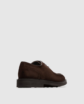 Sturlini Brown suede derby shoes U0856
