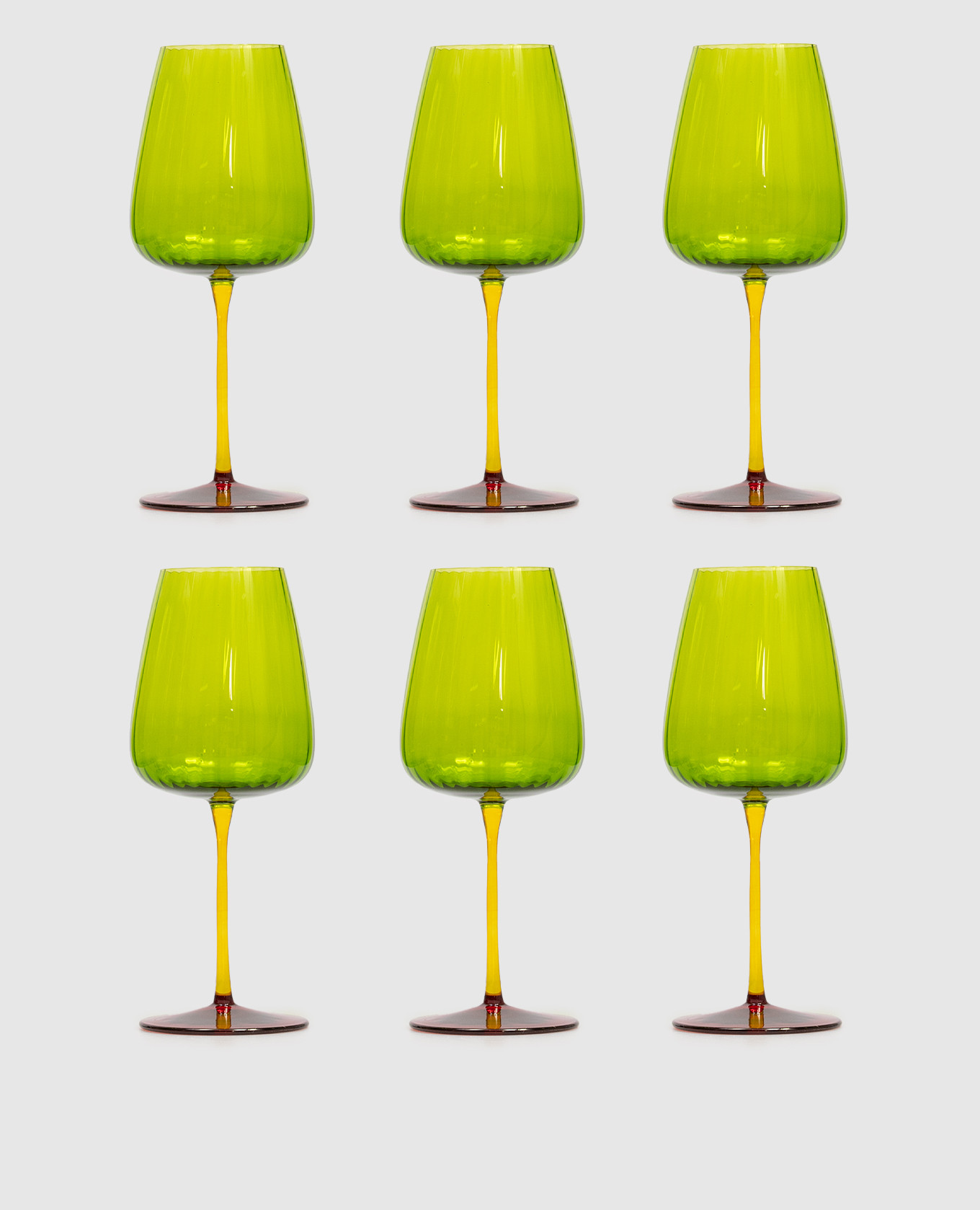 

Set of green glasses Joy 6 pcs La Reine