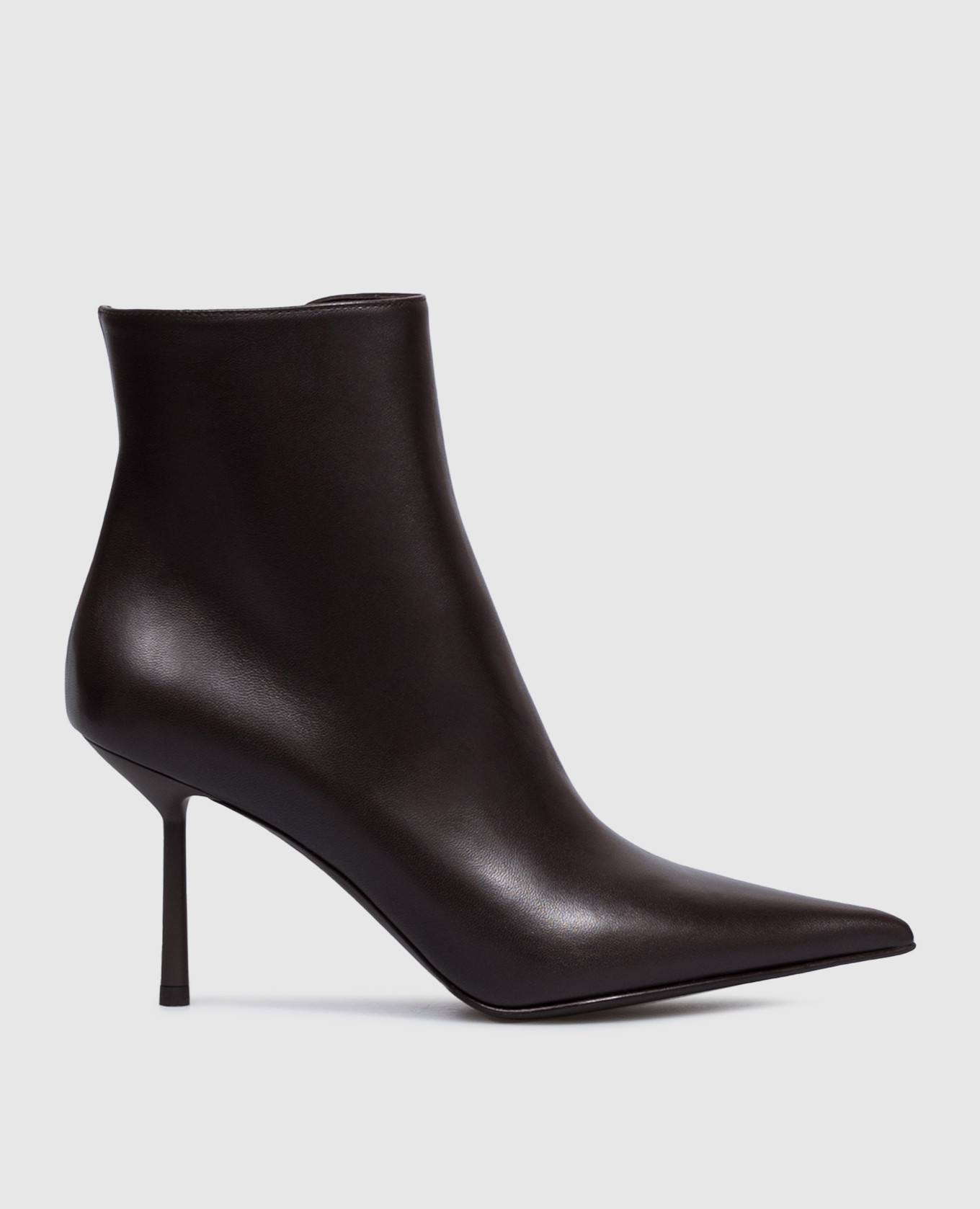 Brown leather ankle boots BELLA
