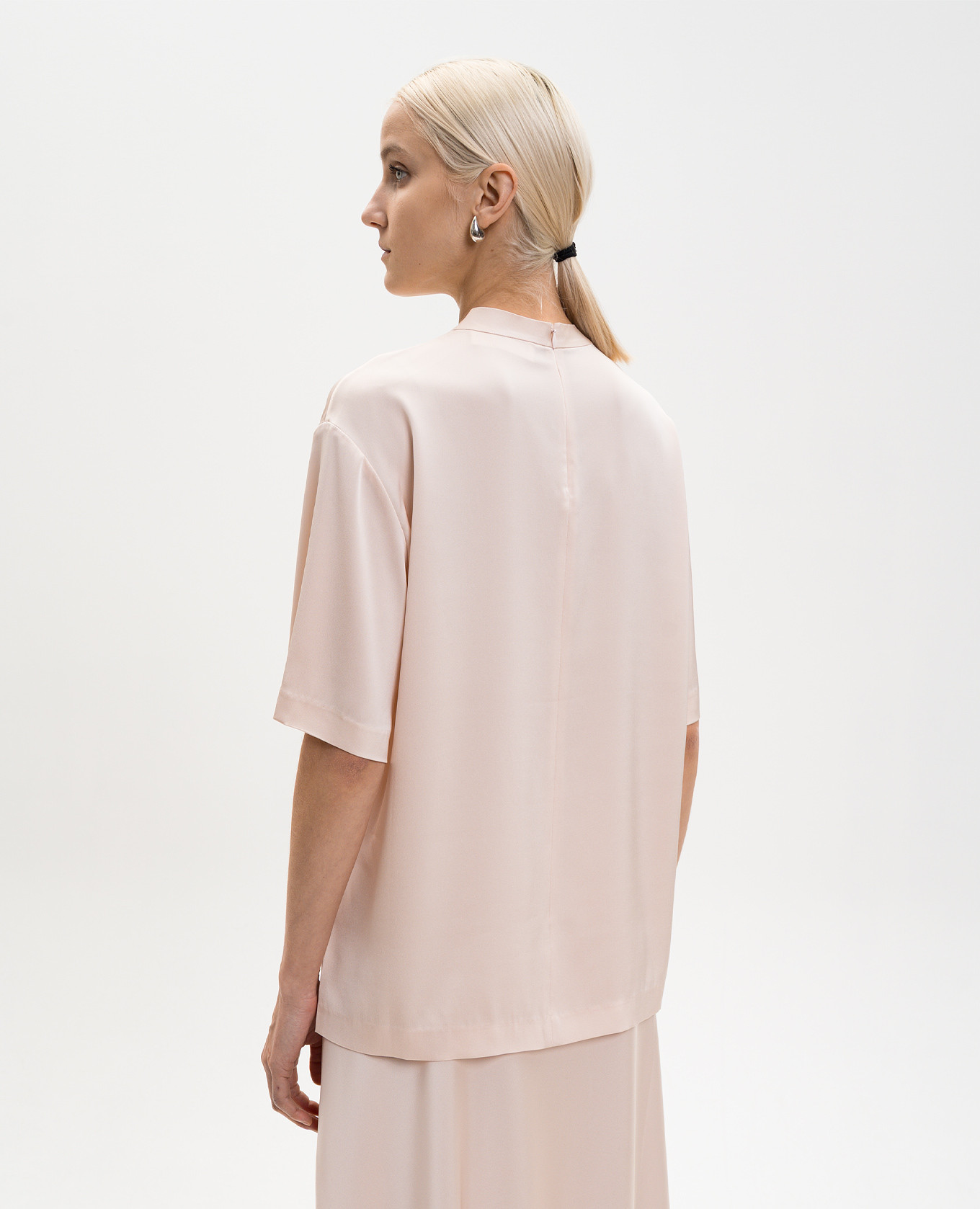 

Pink top with silk LISA YANG