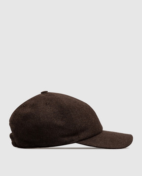 Agnona Brown cashmere cap AK12U1XU7066