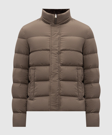 Brown down jacket