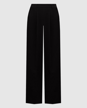 Twinset Black pants with textured logo 262TF2014