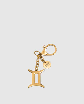 Twinset Gemini gold keychain 999TL8020