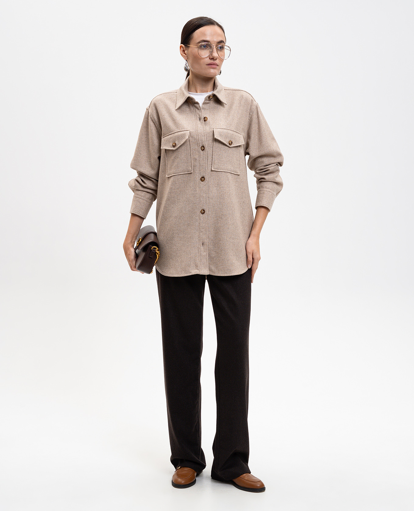 

Beige shirt with wool Babe Pay Pls