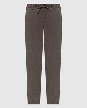 Canali Brown wool pants AR03472V91659