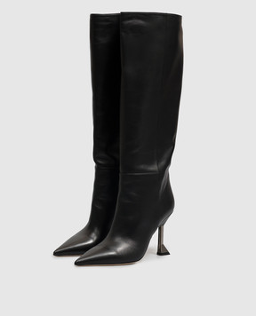 Benedetta Boroli Amber black leather boots AMBER