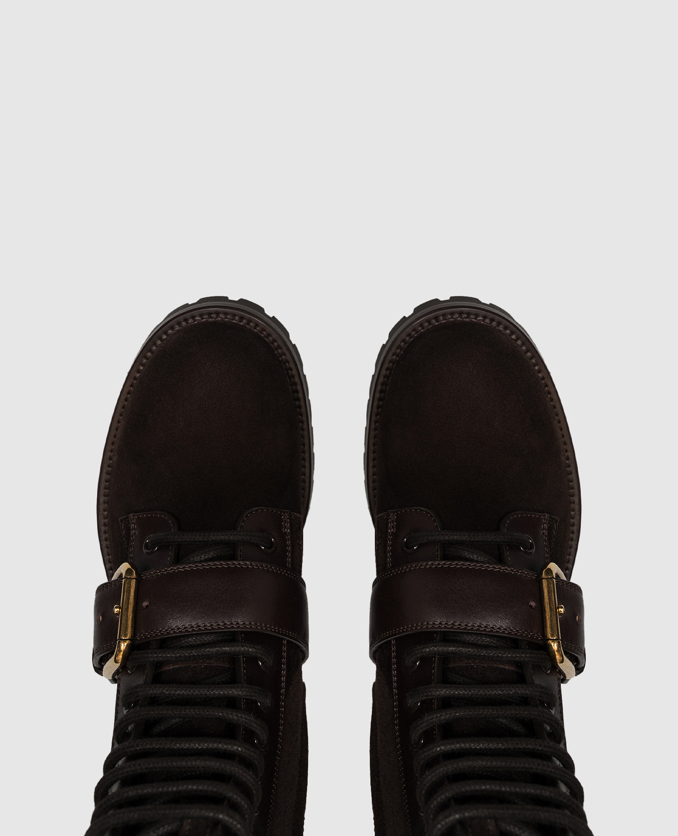 Brown suede boots Dolce&Gabbana 4
