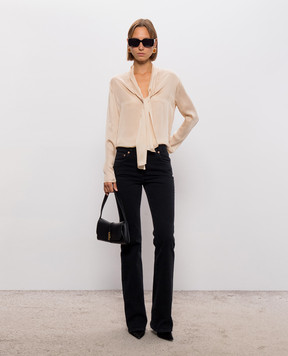 Balmain Beige silk blouse TO0000000120