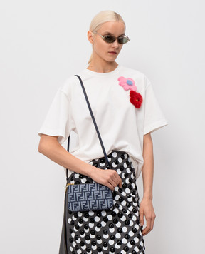 Fendi Blue Baguette patterned bag 8BS073AYB7