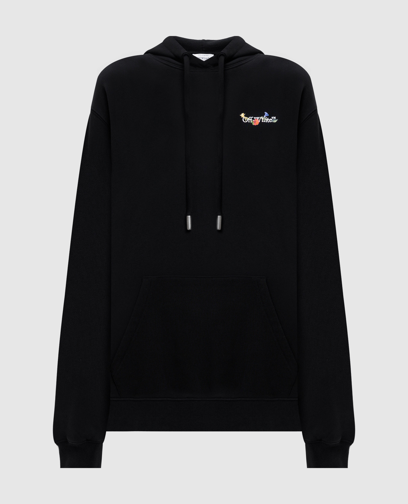 

Black hoodie with logo print Off-White