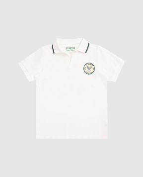 MC2 SAINT BARTH Children's Charles polo in ivory color CHS000207499L