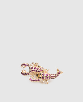 Oceanus Gold Sea Claw Earrings SEACLAW