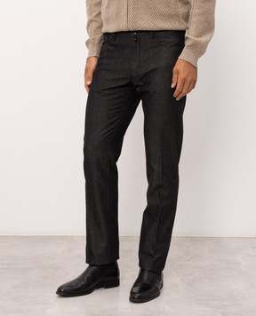 Stefano Ricci Gray pants with wool MBT6300020IB009