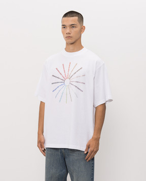 Alexander Wang White T-shirt with crystals UCC3261927