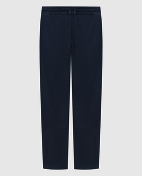 Canali Blue wool sweatpants MJ02448T0913