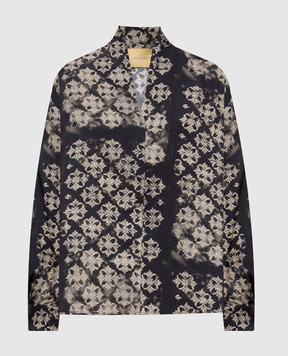 Momoni Black blouse Margaret MOBL00806MO