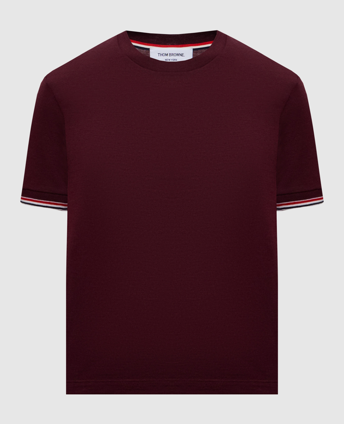 Burgundy wool T-shirt