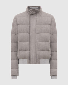 Castangia dal 1850 Grey wool down jacket BNT2