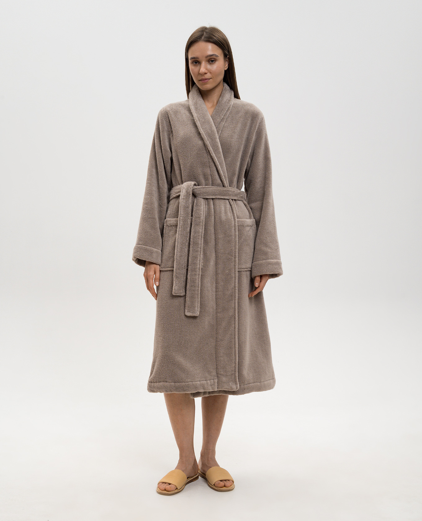 

Brown terry bathrobe CHICAGO L'appartement