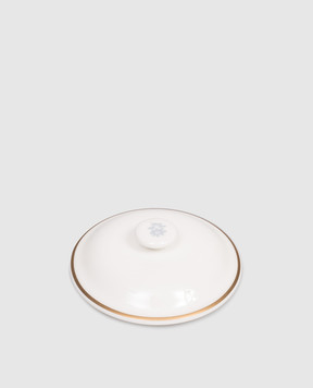 Geminiano Cozzi 1765 White porcelain Feston e Cadena lid for sugar bowl and teacup LGCMI67109054