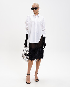 The Attico White shirt with emblem 260WCH00004CCC052AA
