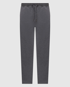 Brunello Cucinelli Grey melange sweatpants MW8633243G