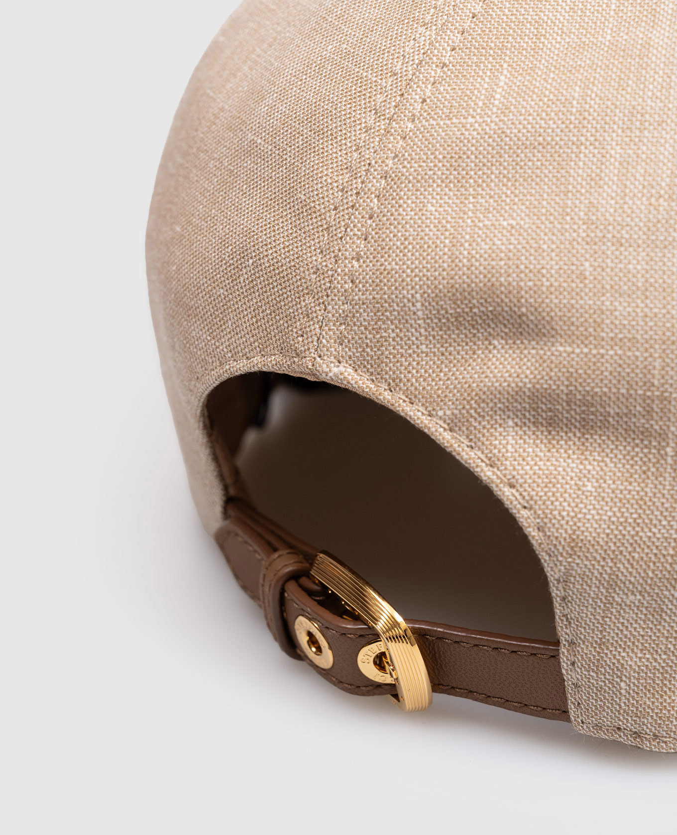 

Beige cap with linen and wool Stefano Ricci