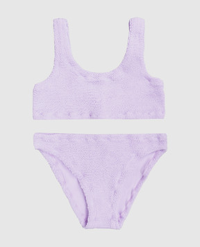 MC2 SAINT BARTH Baker purple lurex children's swimsuit BAK000202907L