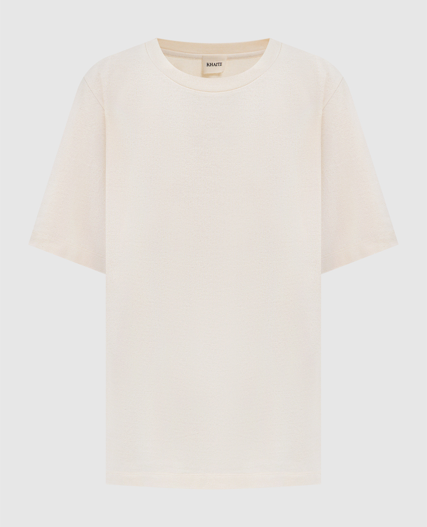 Allen beige silk t-shirt
