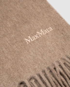 Max Mara BACI brown cashmere stole BACI