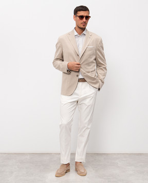 Peserico Beige jacket with wool R5100908274