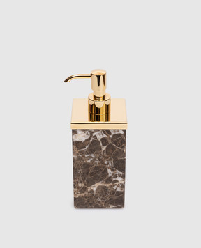 Treesseci Brown Palace Marble Liquid Soap Dispenser PA01DAEMGD