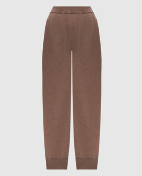 Demiur Brown cashmere joggers CASH424